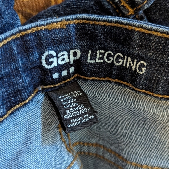 GAP high waisted blue Jeggings - Picture 5 of 5
